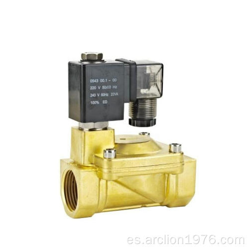 Válvula solenoide de agua a alta presión 12V